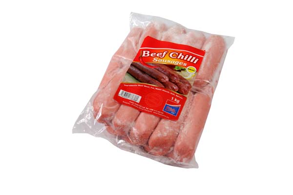 BEEF CHILLI SAUSAGES
